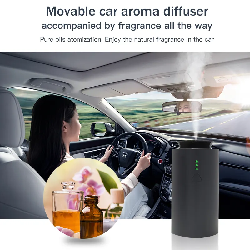 Typ C/Batterie Auto Mini Aroma Diffusor mit ätherischen Ölen Großhandel wasserloser Aroma diffusor Akku-Duft diffusor