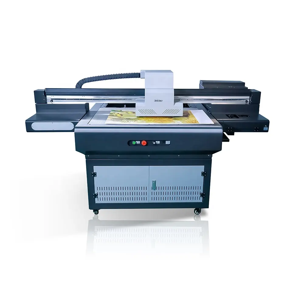 A1 10075 Wand druckmaschine Lotterie Rubbel karte Druck Papiertüte Drucker mit dreifachen TX800 Druck köpfen Hot Sale in den USA