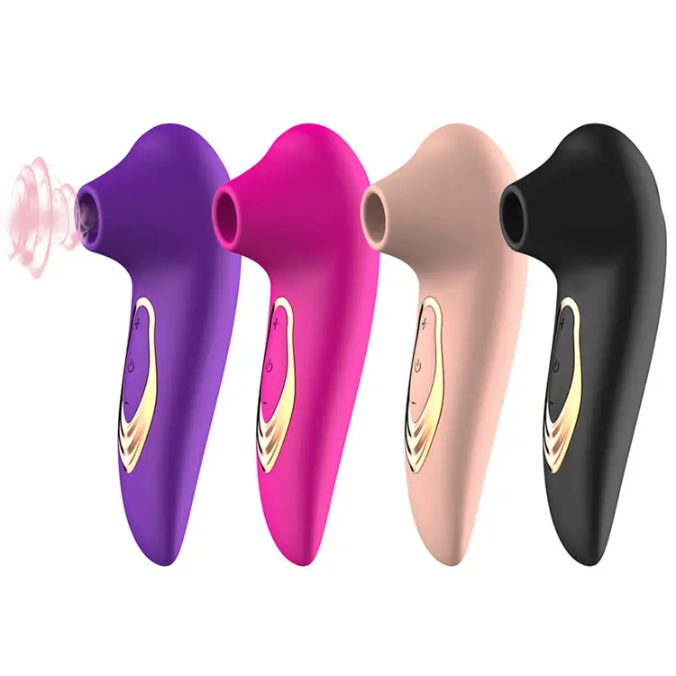 5-Gang-Nippelabsaugung weiblicher Vibrator Silikon Oral Licking Clitoral Sucking Vibrator in Sex produkten Frauen
