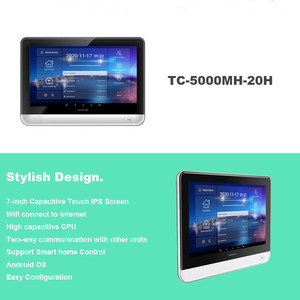 Videocitofono tuya videocitofono campanello citofono touch screen da 7 pollici android wifi smart home villa citofono con memoria - Product Image 2