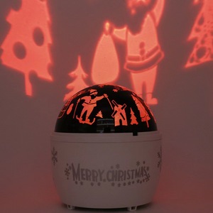 Cadena de luces de proyección de copo de nieve LED impermeable árbol de Navidad luces nocturnas decorativas estrellas giratorias Luna para niños - Product Image 2