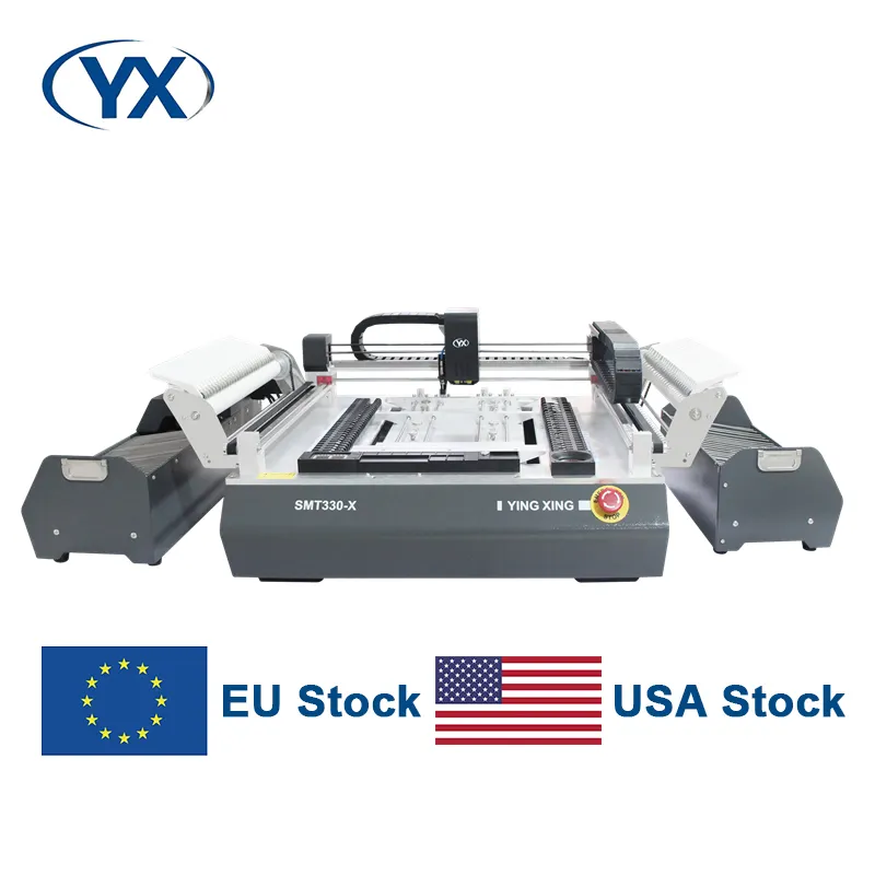 Stock dans L'UE SMT330-X Ligne Pick et Place Machine De Production De Montage Avec 4 Caméras et 54 D'alimentation Endroits