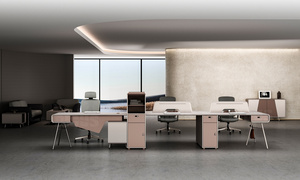 Alta Qualidade Mdf Executivo Computer Manager Office Móveis Workstation Tabela Moderna Modular Staff Working Desk