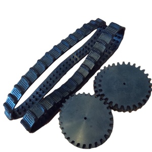 Mini Robot cao su theo dõi với Xích GMD-B 50x20x58,50mm chiều rộng tổng thể Chiều dài 1160mm - Product Image 4