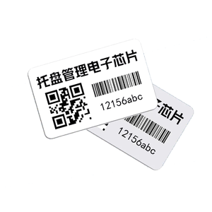 Número de serie de código QR personalizado Paleta de almacén tarjeta UHF logística tarjeta inteligente pegatina MONZA R6 etiqueta