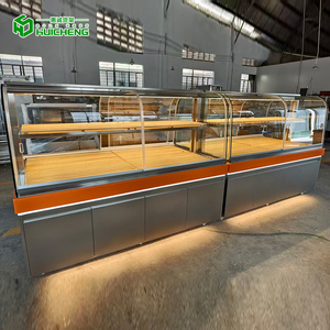 Hiển thị tủ bánh Hiển thị giá bánh bánh bánh bánh thiết kế nội thất Kệ Hiển thị trường Hợp bánh ngọt kệ trưng bày bánh Kính Hiển thị - Product Image 4