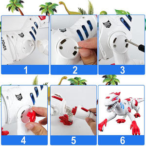 2.4G Unisex Remote Control <strong>Toy</strong> Electric Walking Mechanical Plastic Dinosaur Robot with Light <strong>Roaring</strong> Rc Dinosaurio <strong>Toys</strong> - Product Image 4