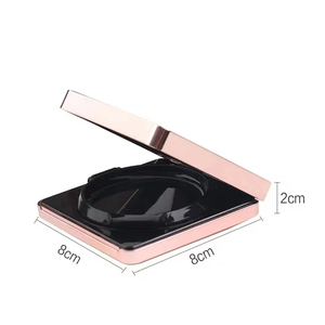 Empty Plastic <strong>Compact</strong> Powder Case With Mirror Facials Cosmetics Foundation Makeup Box - Product Image 4