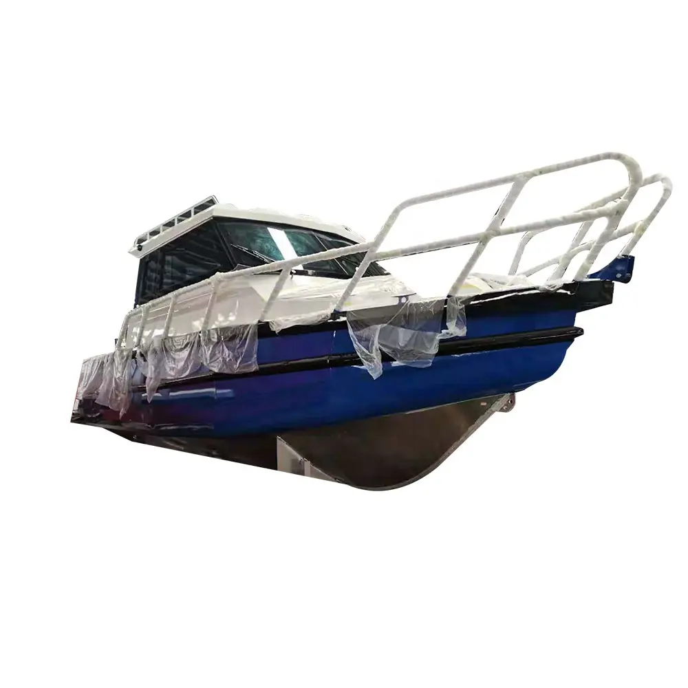 32-футовая суперкабина, легкое ремесло, коммерческая рыболовная лодка, алюминиевая понтонная морская рыболовная лодка с CE