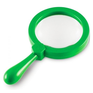 3x lente d'ingrandimento in plastica palmare a forma di cartone animato per bambini giocattolo di lente di lettura educativa per l'apprendimento dell'esplorazione dei bambini - Product Image 5