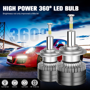 Yeni 110W araç aydınlatma sistemi, R7 PRO 360 ° kapsama LED far ampulü H1 H7 H11 H4 9005 6000k evrensel araba için beyaz renk - Product Image 2