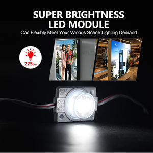 Yüksek parlaklık yüksek lümen 7000K 150Lm/W ABS enjeksiyon 1led modülü 1.5W Sidelit reklam ışıklı kutular akrilik işaretleri Led modülü - Product Image 6