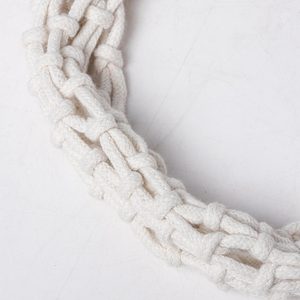 กระเป๋าเชือกฝ้ายคุณภาพสูงกระเป๋าตาข่ายแฟชั่นที่มีด้ามจับหักเหมาะสำหรับผู้หญิง - Product Image 4