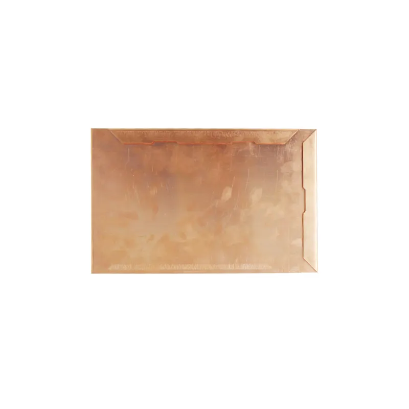 Professional Customization Copper roof manufacturer Square flat lock copper tile Decorate the roof of house