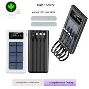 屋外ソーラー充電器10000/20000mAh大容量内蔵ケーブルプラグモバイル充電器サンシャインコンセプト - Product Image 3