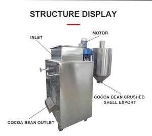 Какао фасоли гаек веялка машина bean для бар Мини Лопата крекинга машина - Product Image 3