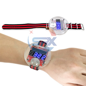 Mikro controller LED Watch Kit Uhr DIY Big Time Elektronische Uhr Lose Teile Basierend auf Arduino Learning