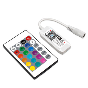 Nuovo prodotto controller RGB dual mode WIFI uscita singola 4A magic home controller Led dimmer a 24 tasti per striscia luminosa - Product Image 1