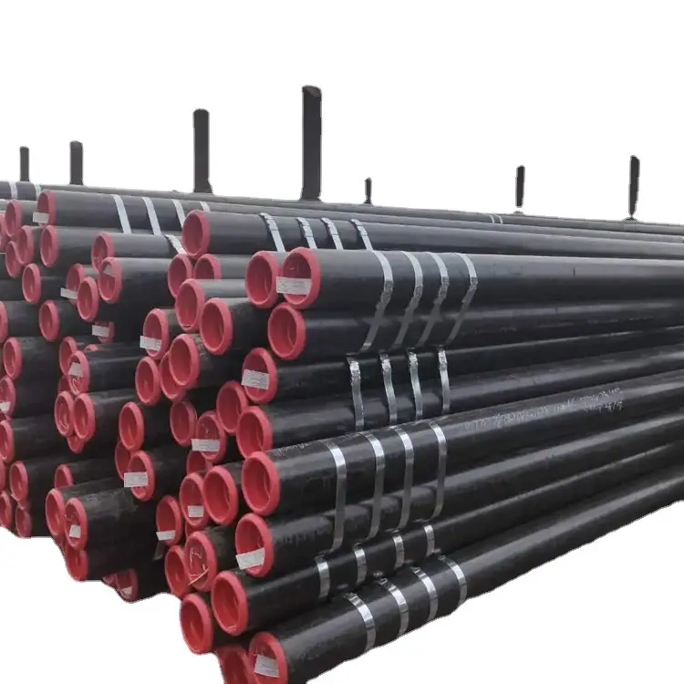 Suministro directo de fábrica Línea de producción de tubos de acero al carbono sin costura redonda Astm A 106 Sch10 de gran calidad