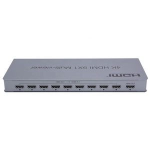 4K HDMI 9X1 Quad Screen Multiviewer variety of video segmentation, seamless switching 9 HD <strong>input</strong> signal synchronously - Product Image 2