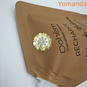 厳密に漏れ防止BPAフリー漏れ防止安全素材プラスチック卸売価格液体ポーチスパウトバッグ香水とローション用