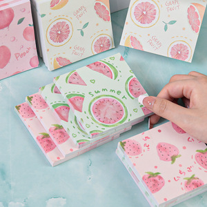 Custom Personality Design Charm <strong>Cute</strong> Self-adhesive Sticky Note <strong>Paper</strong> Square <strong>Shape</strong> Stationery Note <strong>Paper</strong> Sticker <strong>Memo</strong> Pad