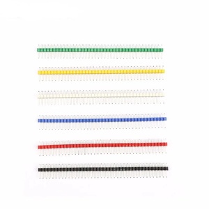 1*40 Pin Red Blue MALE 2.54MM PITCH Pin <strong>Header</strong> Connector Strip 1*40P 40Pin for PCB BOARD