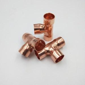 All <strong>Type</strong> <strong>of</strong> Pure Copper <strong>Pipe</strong> Fitting Welding Brazing Copper Elbow Tee Connector for air Conditioner Refrigerator Refrigeration - Product Image 3