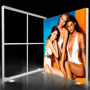 Bán hàng trực tiếp d120x mô hình siêu mỏng nhôm không khung <span class=keywords><strong>Acrylic</strong></span> LED Backlit dệt quảng cáo lightbox cho vải vải - Product Image 2