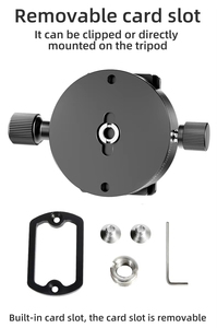 Tripodlar Monopods panoramik yuvarlak Tripod hızlı yayın kelepçe arca-swiss standart 38mm yuvası kolay ve hızlı işletilen kelepçe dağı - Product Image 3
