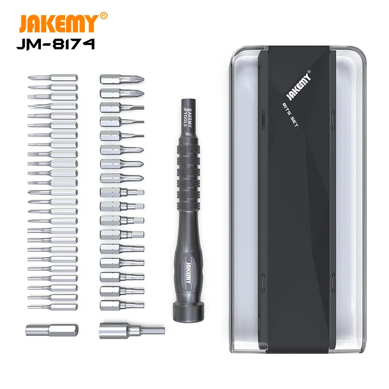 New Product JM-8174 Mini Precise Screwdriver Bits Set with Strong Magnetism for Mobile Phone Laptop Game Pad Home Maintenance CE