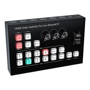 HDMI <strong>Video</strong> Switcher Mixer Switcher Live Streaming 4-Channel 4 Way Multi-View Cast Live Streaming <strong>Video</strong> Solution - Product Image 4
