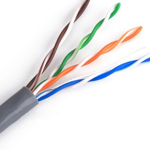 OEM CAT5E Cat6 Cat7 Plenum Bulk Ethernet <strong>Cable</strong> Solid Copper FTP 24 <strong>AWG</strong> 1000 ft 305m Roll Box <strong>CCA</strong> CU <strong>Cable</strong> - Product Image 3