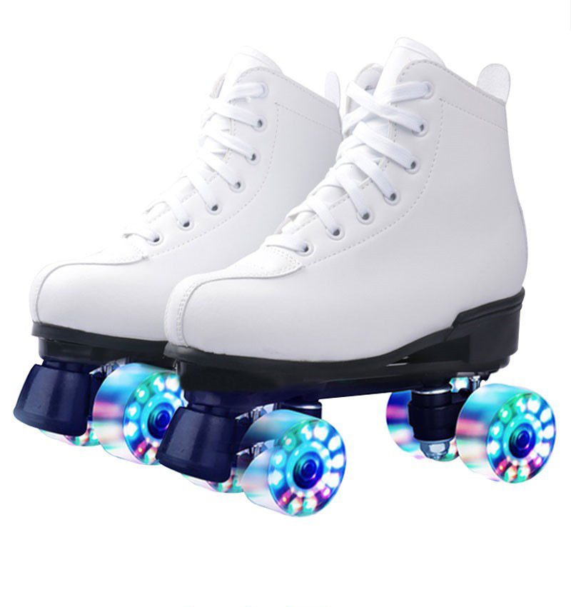 Roue à paillettes blanches