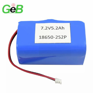 定制GEB 7.4V 11.1V 14.8v锂离子18650可充电电池组锂离子2S2P 7.4V 5200毫安时照明 - Product Image 3