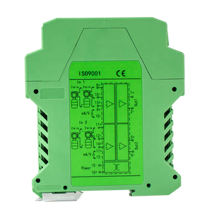 signal isolation 35mm din rail 0-10v 4-20ma galvanic analog 2 <strong>inputs</strong> 4 <strong>outputs</strong> dc signal isolator <strong>module</strong> converter - Product Image 3