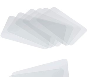 透明多用途厨房办公桌餐垫易清洁灵活地垫可擦拭塑料PP桌垫 - Product Image 1