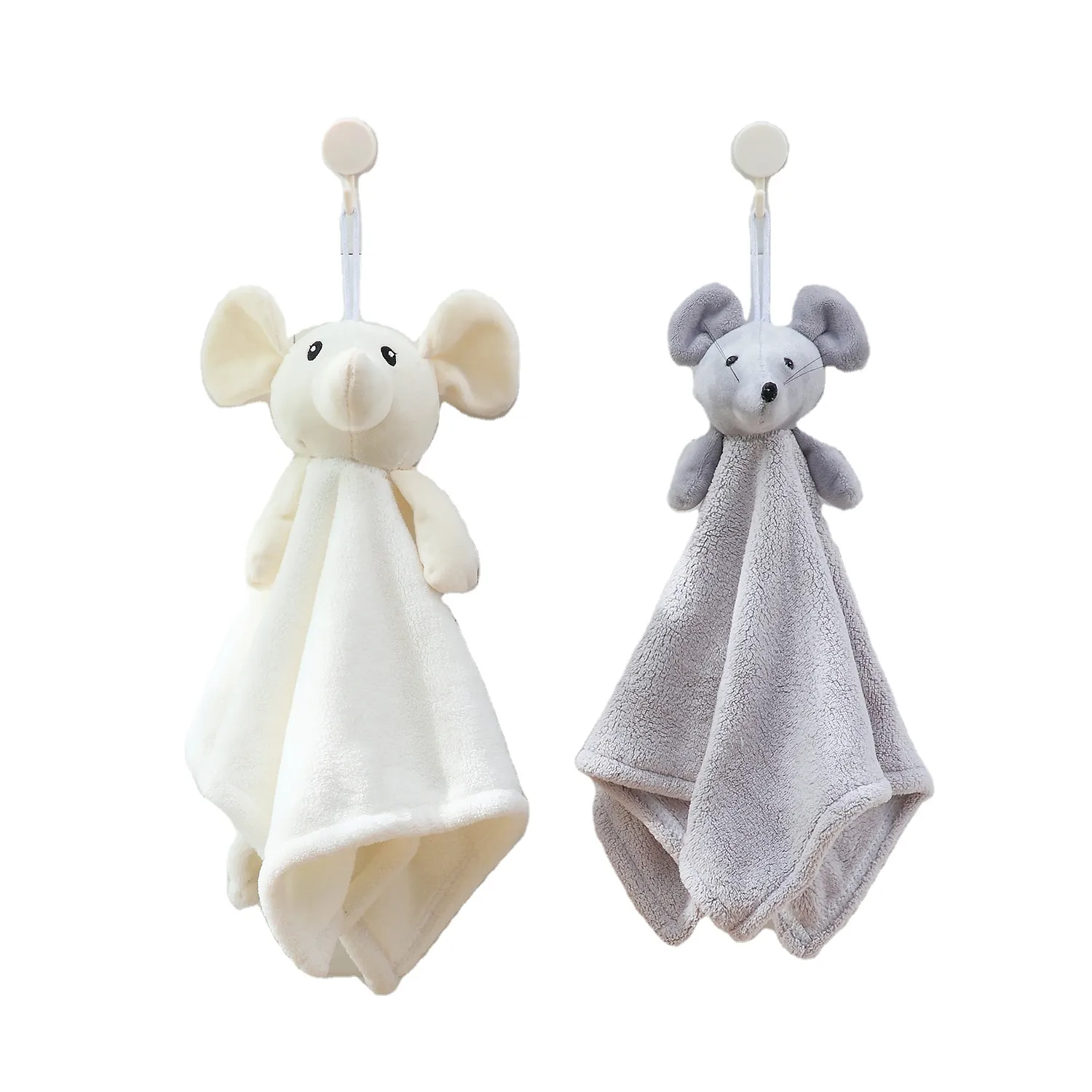 Bearfamily bonito mouse, toalhas de mão, banho, macia, pele de toalha de microfibra amigável