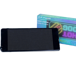 リジッドボード + スタンド付き48*24 LEDスマートマトリックスパネル | リモート制御可能なクリエイティブディスプレイパネル - Product Image 1