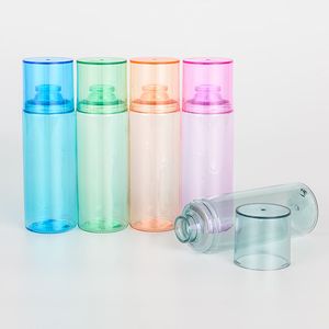 Bottiglia di plastica trasparente per animali domestici da 100ml 3.4oz con nebulizzatore a crimpare e tappo - Product Image 6