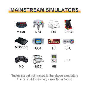 IPSスクリーン付きPSP、N64用20エミュレータレトロハンドヘルドゲームプレーヤーポータブルクラシックビデオゲームコンソールパキディRGB20S
