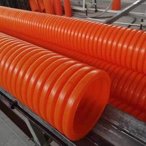 <span class=keywords><strong>SWC</strong></span> DWC HDPE çift duvar oluklu plastik boru makinesi