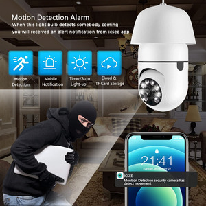 2MP risoluzione HD sunisee sicurezza interna Pet monitoraggio Wifi lampadina telecamera sensore di movimento senza fili Pan Tilt telecamera di sicurezza - Product Image 2