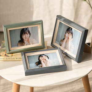 Hot Selling Customized Rustic Modern 5x7 Plastic Photo <strong>Frame</strong> <strong>Square</strong> Wood Wall Display <strong>Frames</strong> in Custom Colors - Product Image 2