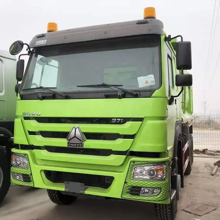 Camión de basura de segunda mano, camión de volquete de 6x4, con 10 ruedas y volquete para el mercado africano