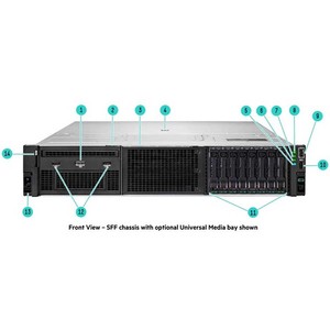 HPE DL380GEN11 2U Host di archiviazione WEB del Database aziendale con doppio Rack Server - Product Image 2