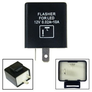 12V 0.02A-10A 2-Pin CF-12 elektronik LED flaşör rölesi düzeltme dönüş sinyal ışığı hızlı hiper flaş - Product Image 2