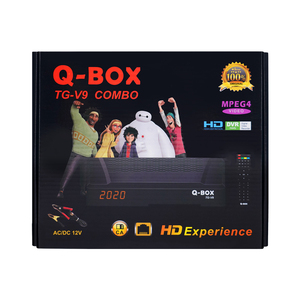 Q-BOX TG-V9 Neue software satelliten decoder tv dvb-t2 pvr drei tuner starnet empfänger - Product Image 5