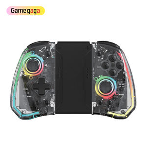 Control Inalámbrico para Juegos LinYuvo, Turbo, Giroscopio de Seis Ejes, Estilo Transparente, Respiración Arcoíris, Controlador LED de 8 Colores para NS - Product Image 3