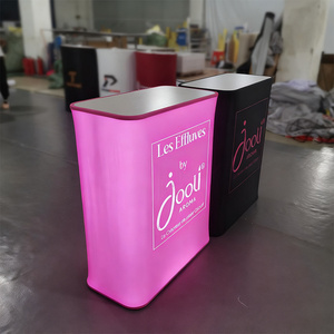 Hình chữ nhật Pop Up truy cập có thể gập lại triển lãm thương mại truy cập bàn Pop Up Booth bảng với LED ánh sáng - Product Image 1